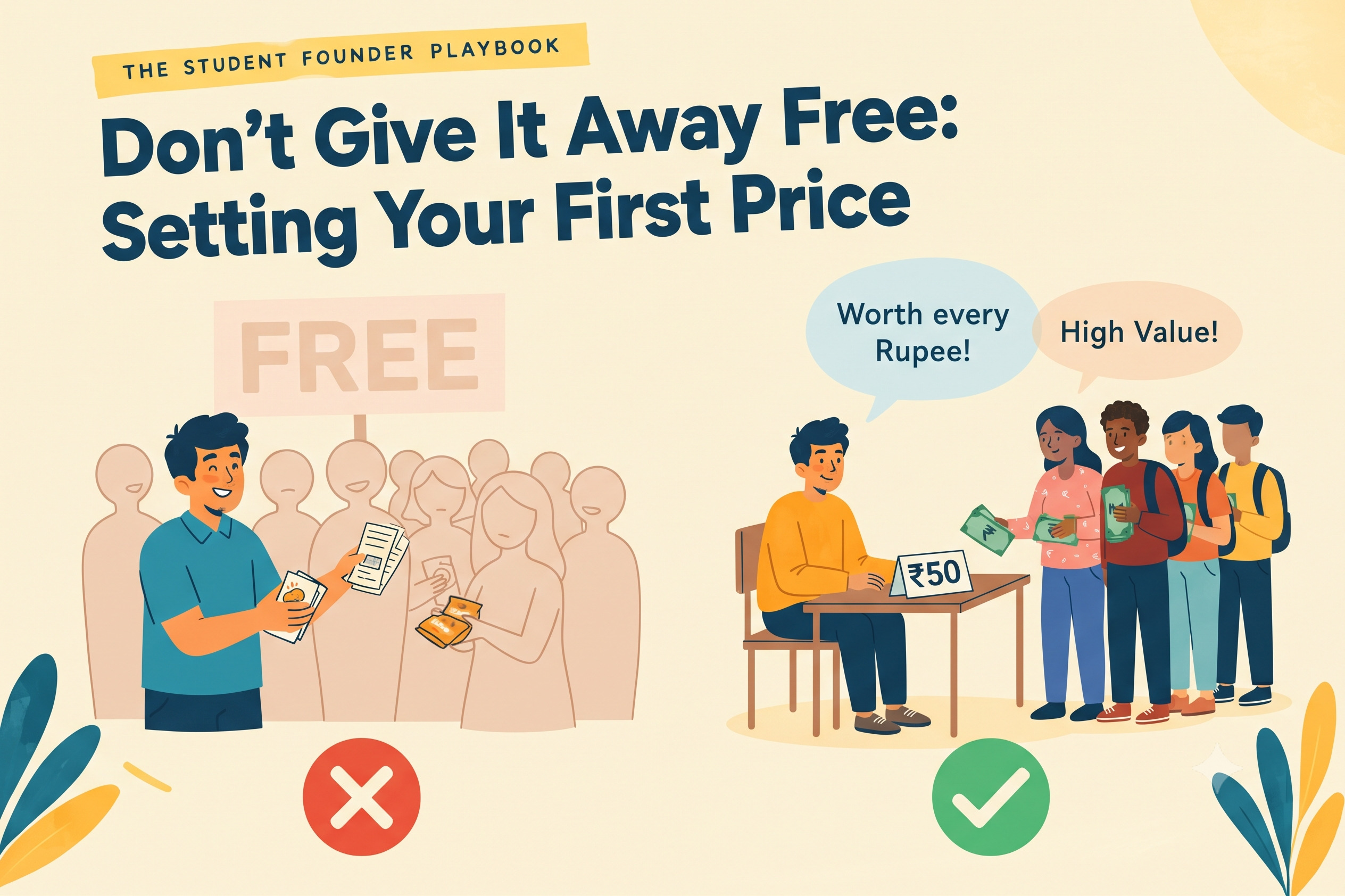 Don't Give It Away Free: Setting Your First Price