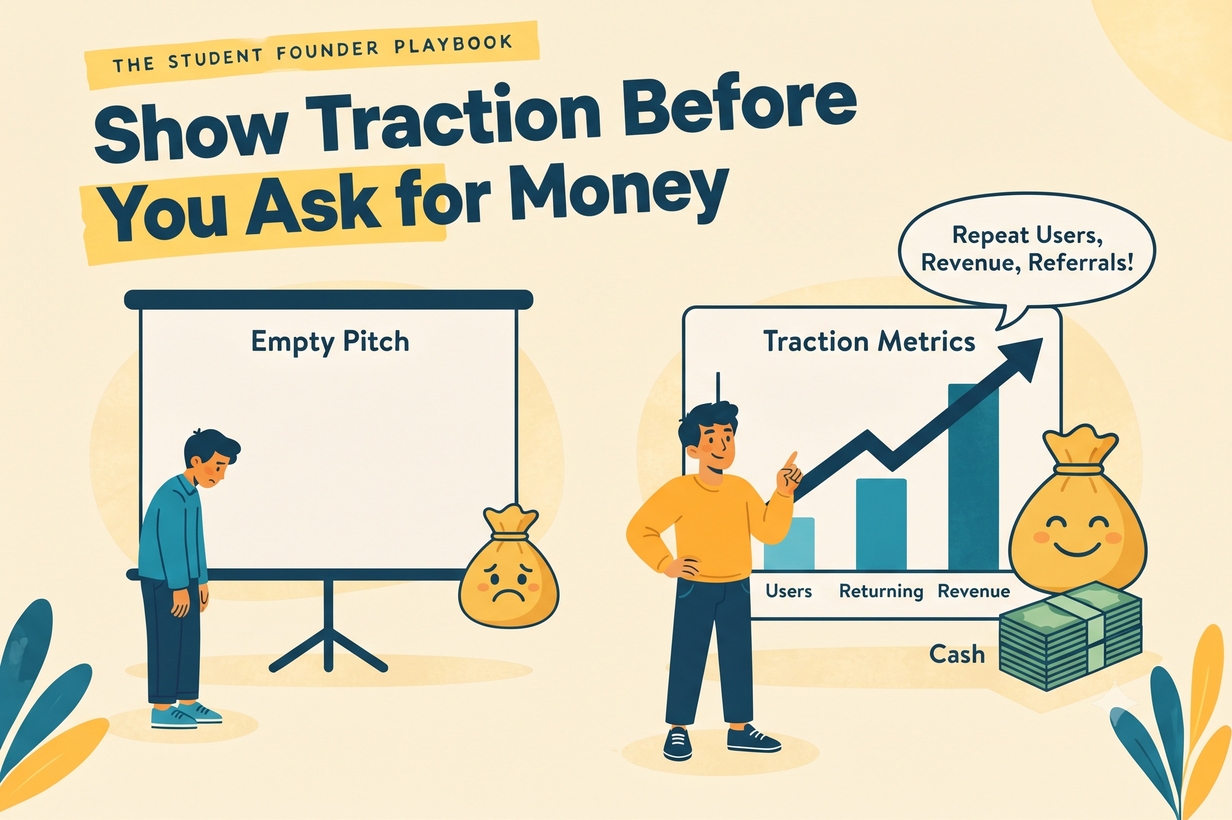 Show Traction Before You Ask for Money